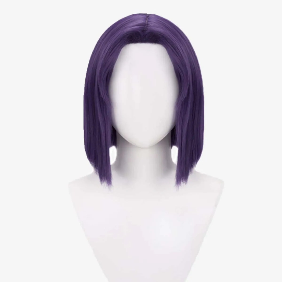 Women Anime Cowboy Bebop Cosplay Faye Valentine Short Purple Bob Heat Resistant Synthetic Hair Wig
