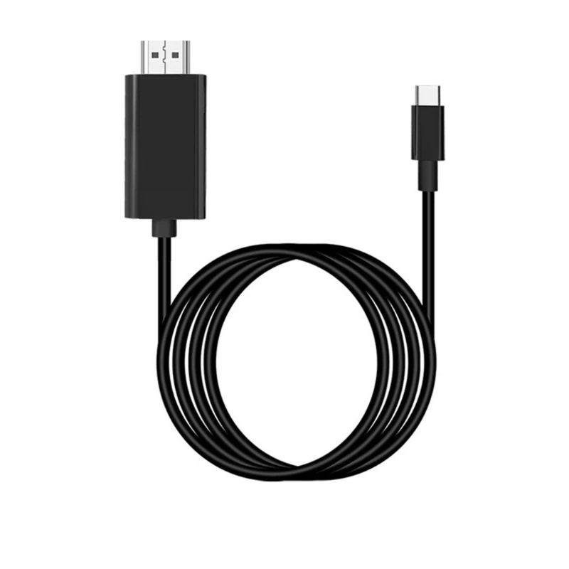 DN59 200cm USB C to HDTV Cable USB C to TV Display Cable Supports 4K@30Hz Resolution Simultaneous Sound & Video Output