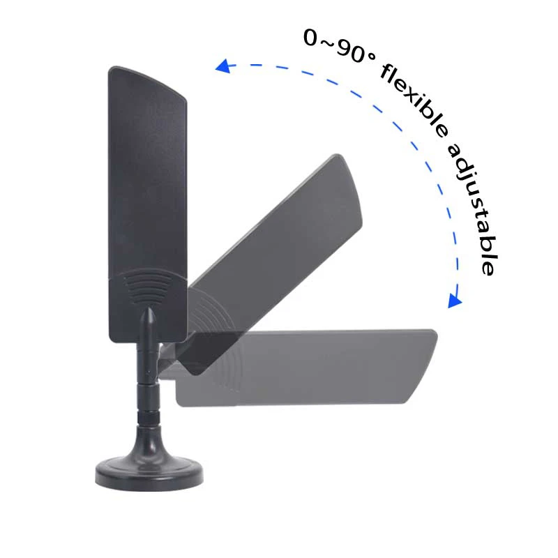 Wideband-Antena de Roteador Magnético, 5G, 4G, 3G, GSM, Alto Ganho, 22dbi, 600-6000Mhz, External WiFi Aerial, TS9 SMA, RPSMA, Masculino