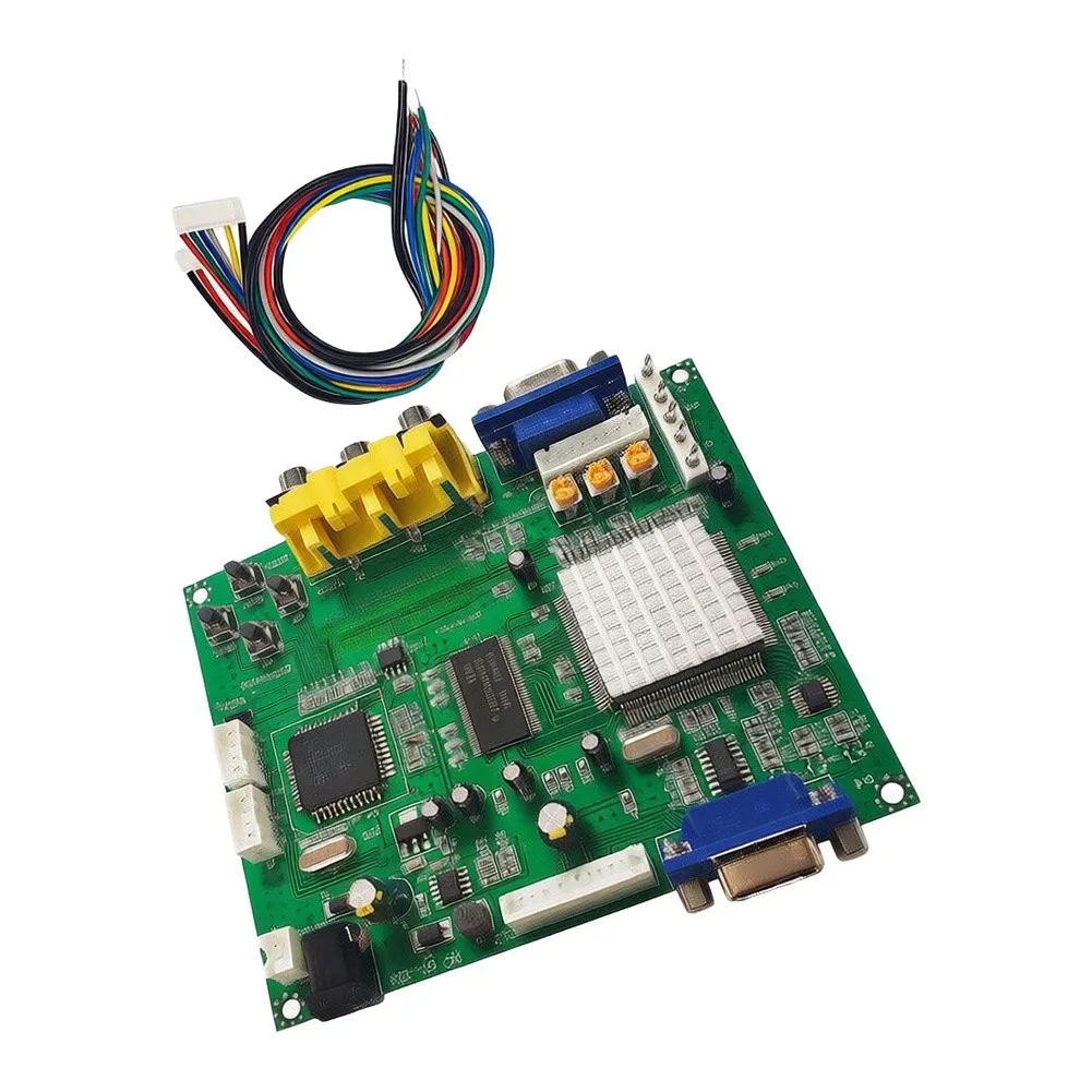GBS8200 RGBHV YPbPr to For VGA Converter for Retro Game Consoles and For Arcade Machines with Manual Image Adjustment