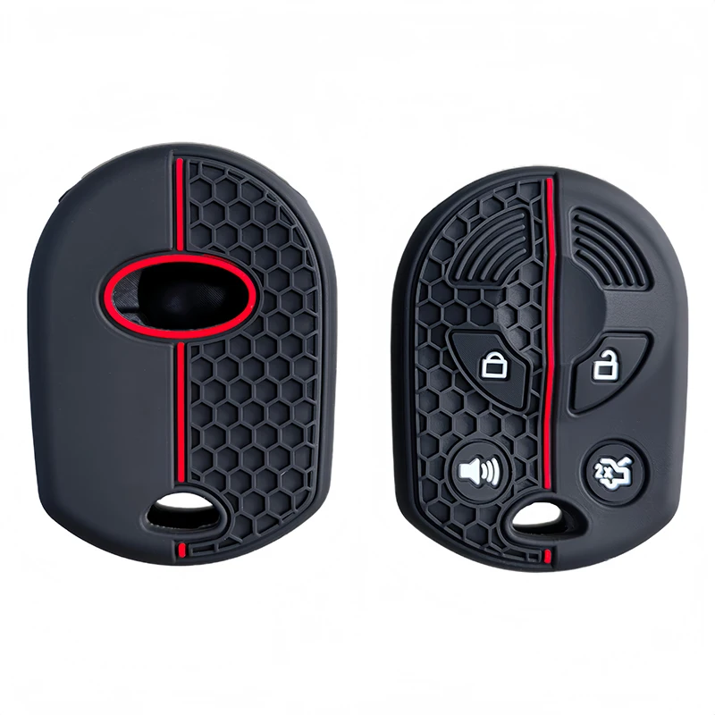 Silicone Car Key cover case For Ford Escape Fusion Mercury Edge Expedition Flex Mustang Taurus For Lincoln view 3