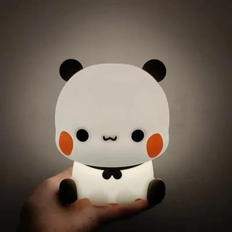 ขายดีแผ่นเรืองแสงไฟ LED กลางคืนหมีแพนด้า Bubu Dudu อะนิเมะน่ารักการ์ตูน nightlight ข้างเตียงห้องรับแขกห้องนอนของขวัญเครื่องประดับตั้งโต๊ะ