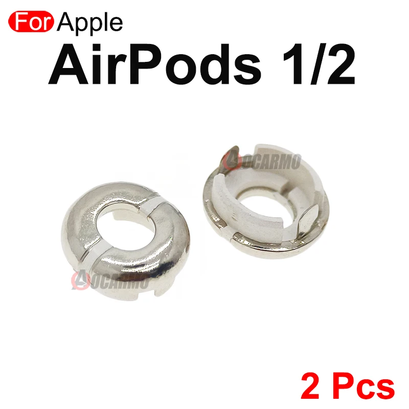 Aocarmo For Apple AirPods 1 2 3 Pro Pro2 Earphone Bottom Cover Charging Connector Repair Part