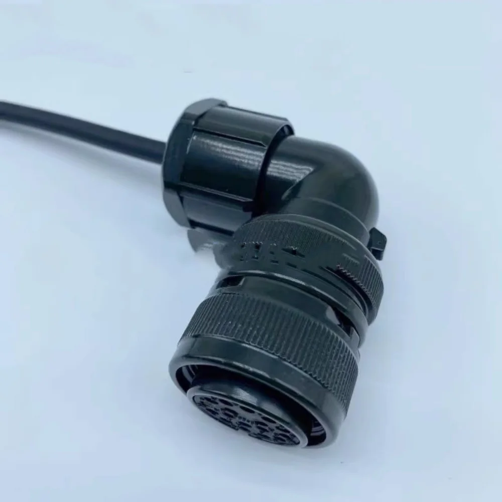 A06B-6078-K815 スピンドルエンコーダ信号フィードバックケーブル 黒 曲線ヘッド 2M