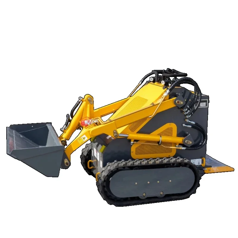 500kg Small Mini Skid Steer Electric Traction Backhoe Wheel Loader