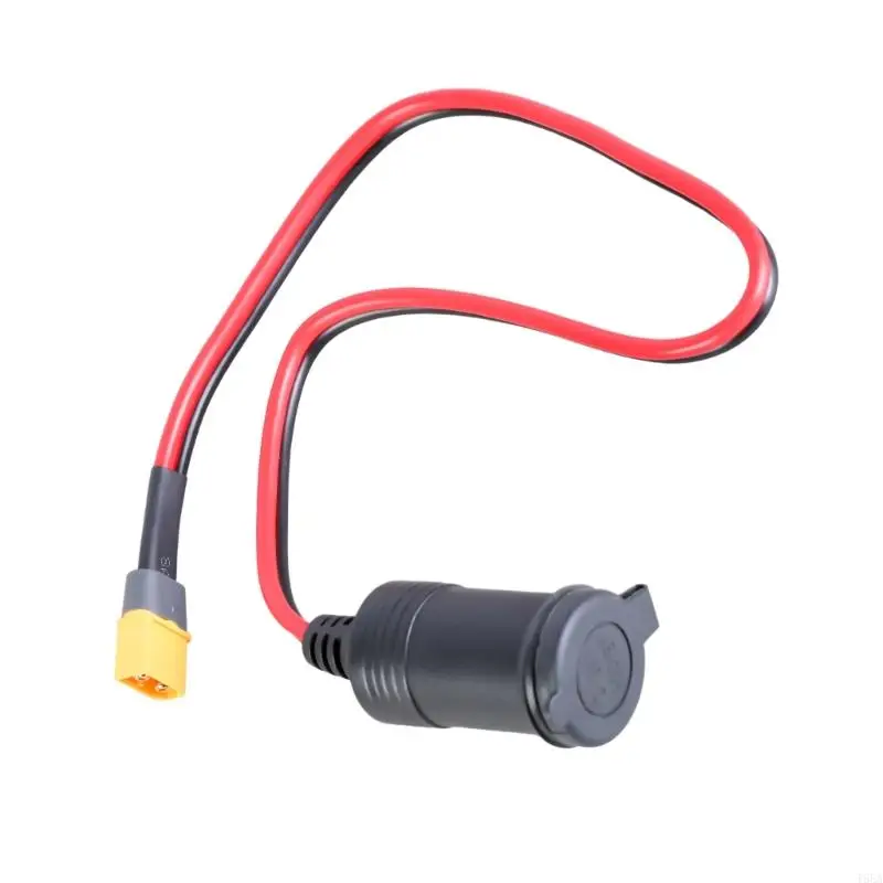 14AWG Extension Cable XT60 Male/Female to Car Charging Adapter for Remote Battery Power Stations Solar Panel