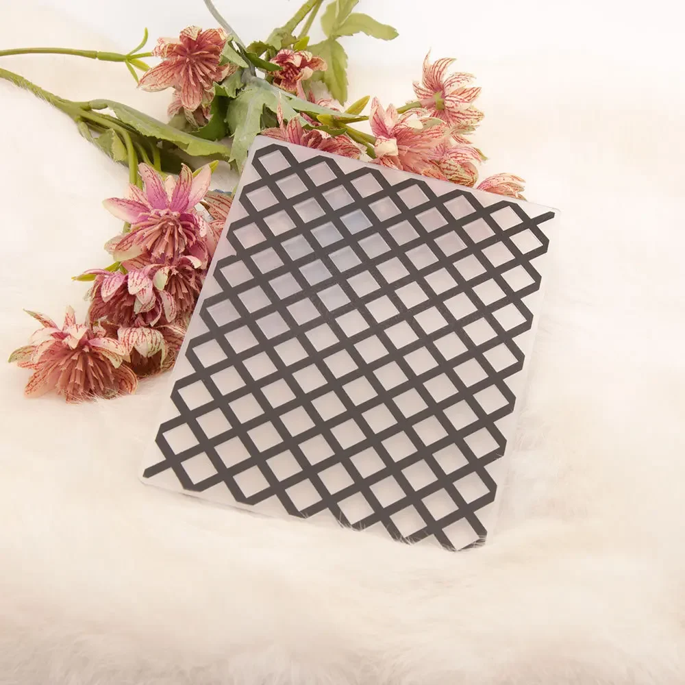 3D-Prägeordner mit strukturierten Impressions, Linienstruktur, Punkt-Hintergrund-Prägeordner für die Kartenherstellung, DIY-Handwerk, Kunstbedarf – Detail 12