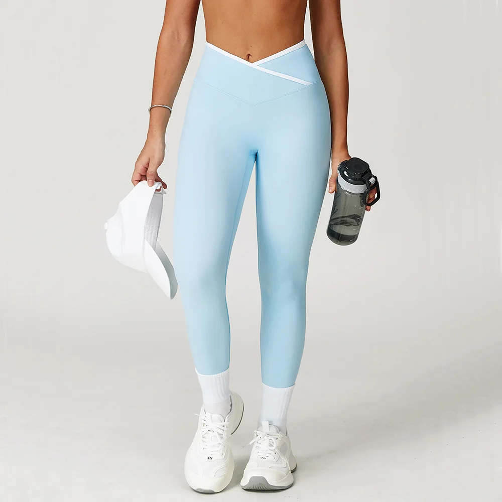Sports Workout Tights Women Hip Lifting Women Impact Sports Leggings High Waist Fitness Legging Push Up Yoga Pants Gym Clothing