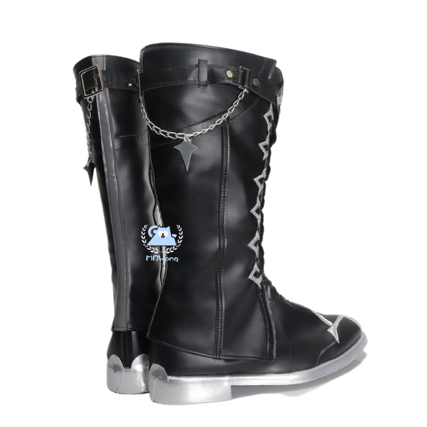 Genshin Impact Flins Cosplay Flins Scarpe Stivali Gioco Kyryll Chudomirovich Flins Lightkeepers Scarpe Furinzu Party Uomini adulti Ruolo