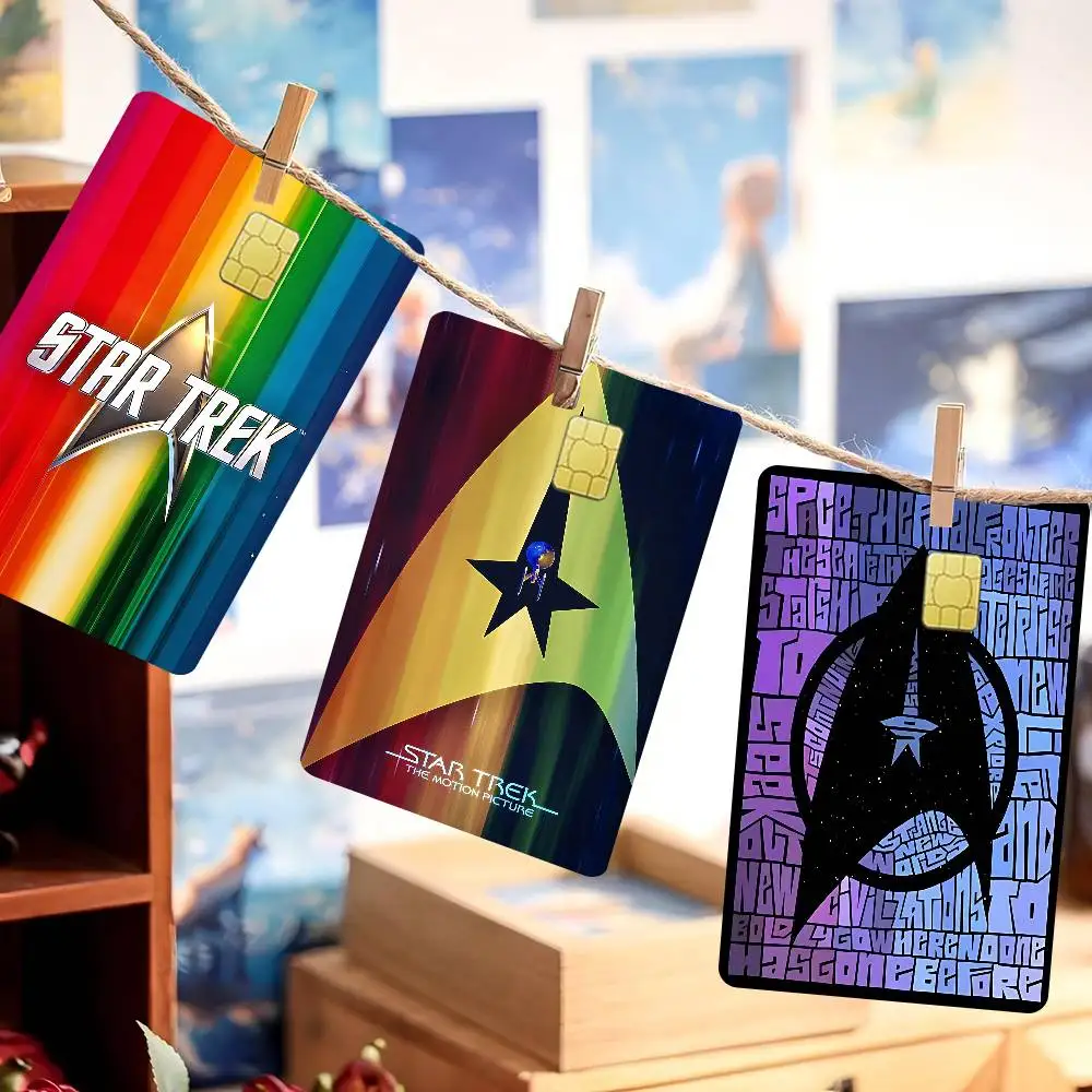 Film S-Star T-Trek Anime Young Creidt Card Debit Card Sticker Film Case Front Tape For Small Big Chip No Chip