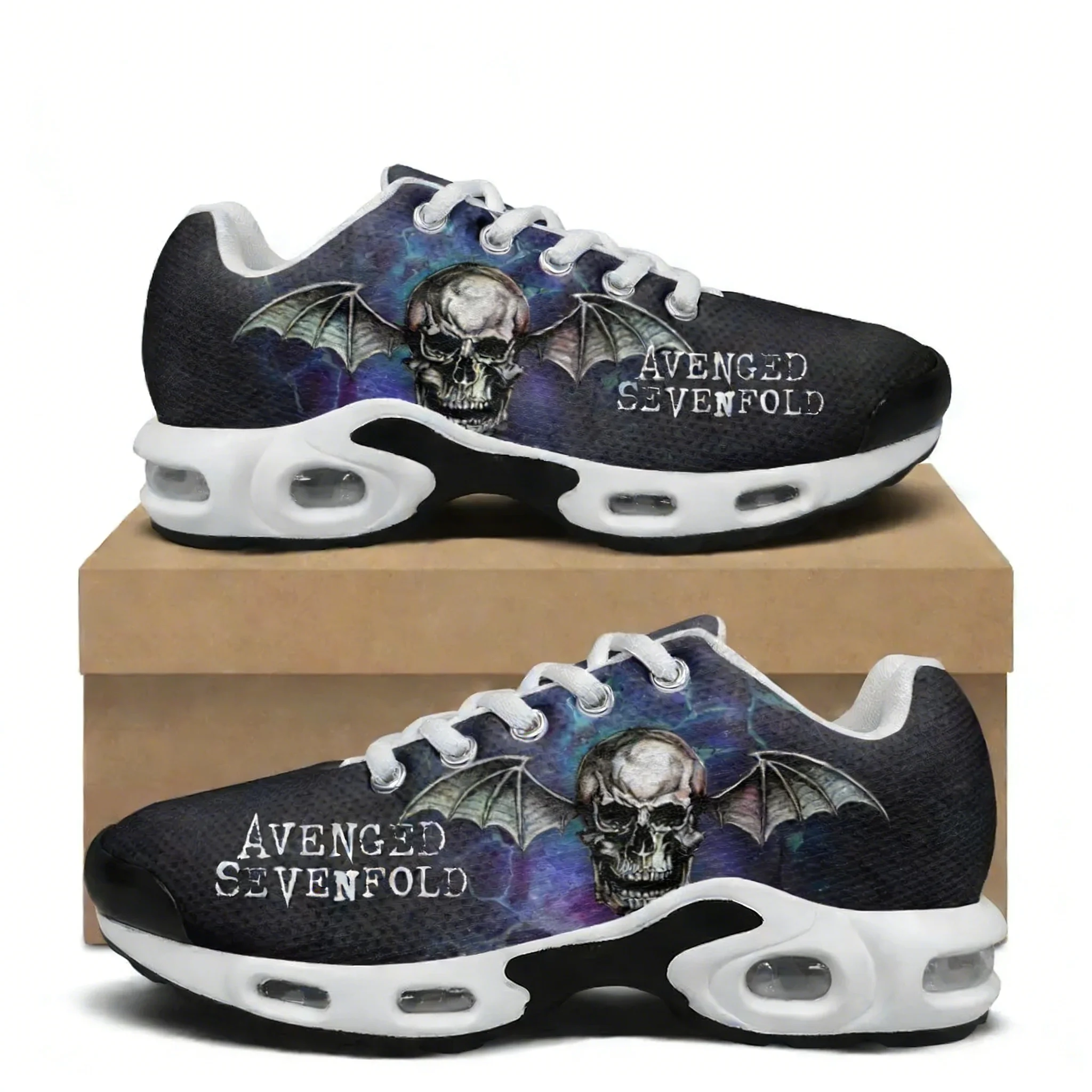 

Avenged Sevenfold Recurring Nightmare Mens Womens Air Cushion Sneakers Lightweight Hiking Mountain Climbing Shoes Custom Shoe