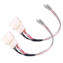 1 Pair Door Tweeter Wire Harness Cable Adaptor Fit For Toyota Camry Sienna Corolla 4Runner Avalon Rav4 Tacoma Sienna Scion tC