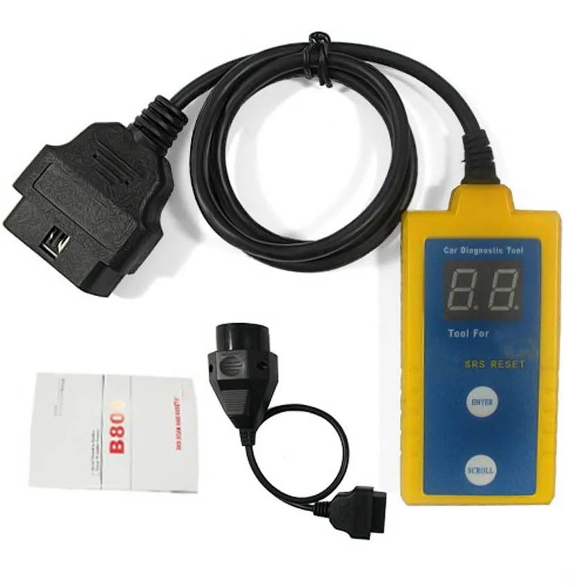 New B800 Professional Auto Airbag Scan Reset Tool OBD2 Interface for BMW Between 1994 and 2003 B 800 Car Diagnostic Scanner