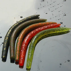 2Pcs Senko Worm For Neko Rig wacky rig fishing lure 14cm 8.5g Gemany PVC Material Tough Soft Great Soft Plastic Swim Bait