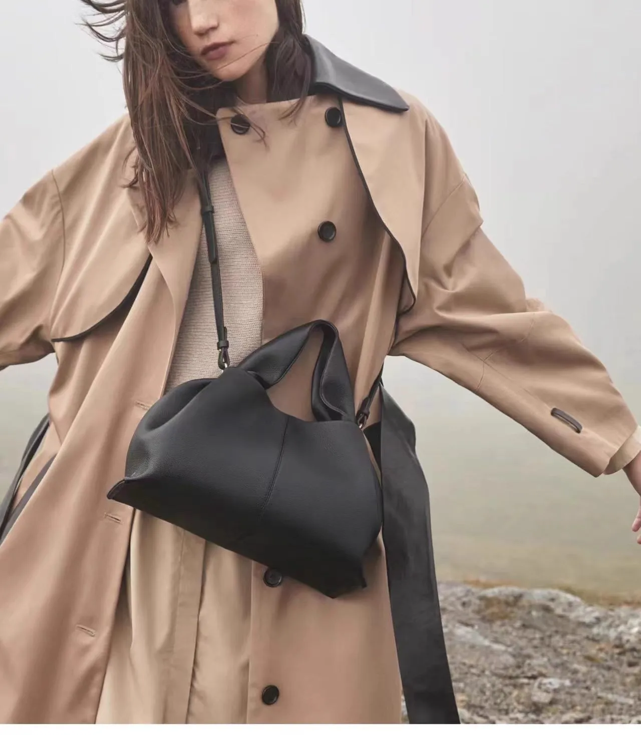 Exklusives Design Damen-Umhängetasche im neuen Stil, vielseitige Tasche mit Reißverschluss, Handtasche mit hochwertigem Eindruck, Lunch-Tasche – Detail 7