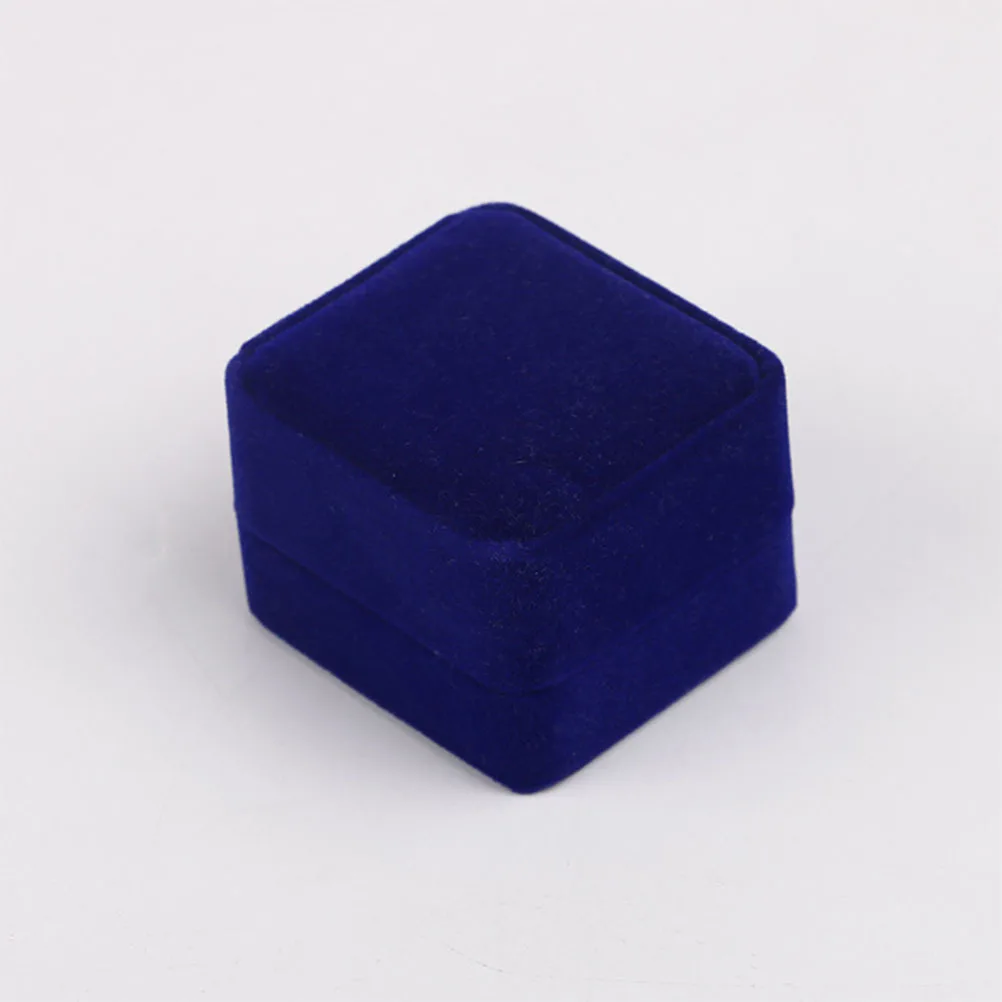 flannel jewelry box flannel jewelry organizer rings packaging box ear studs packing case jewelry storage case