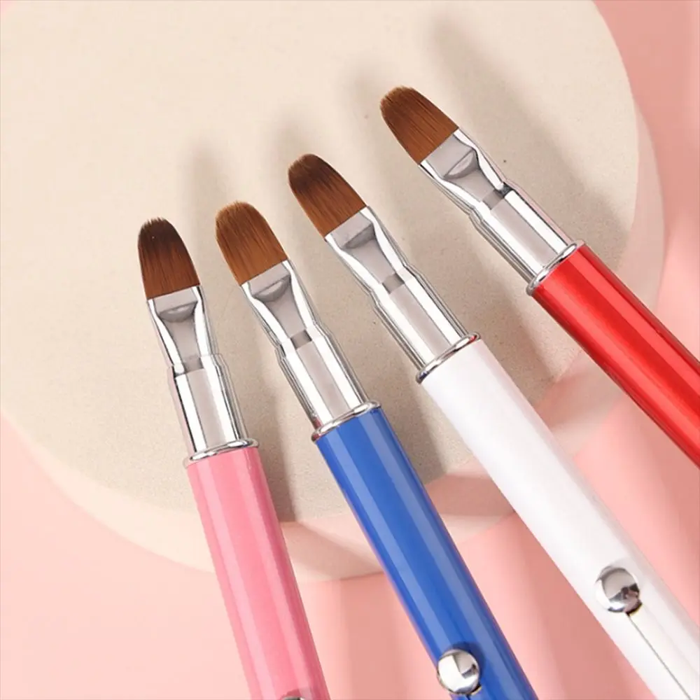 Make-Up Borstel Intrekbare Tweekoppige Lipborstel Enkele Draagbare Lipliner Borstel Creatieve Multifunctionele Concealer Borstel Beginner