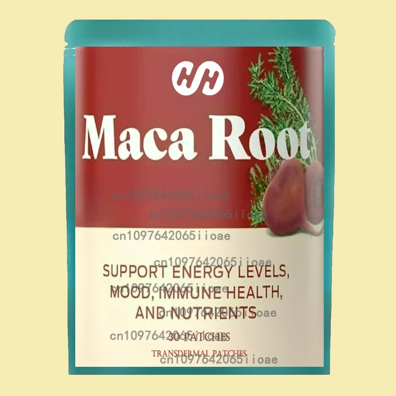 

30 Patches Maca Root Transdermal Patches with Ashwagandha Root, Panax Ginseng Support Energy Performance