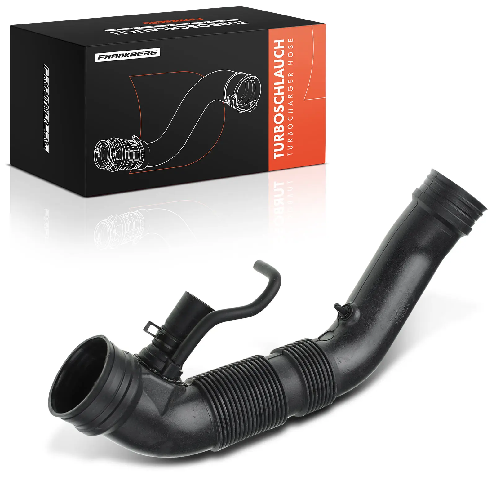 Frankberg 1x Radiatorslang Turbo Slang Luchtfilterhuis voor Audi A3 8P VW Golf V VI Seat Skoda 1K0129684E