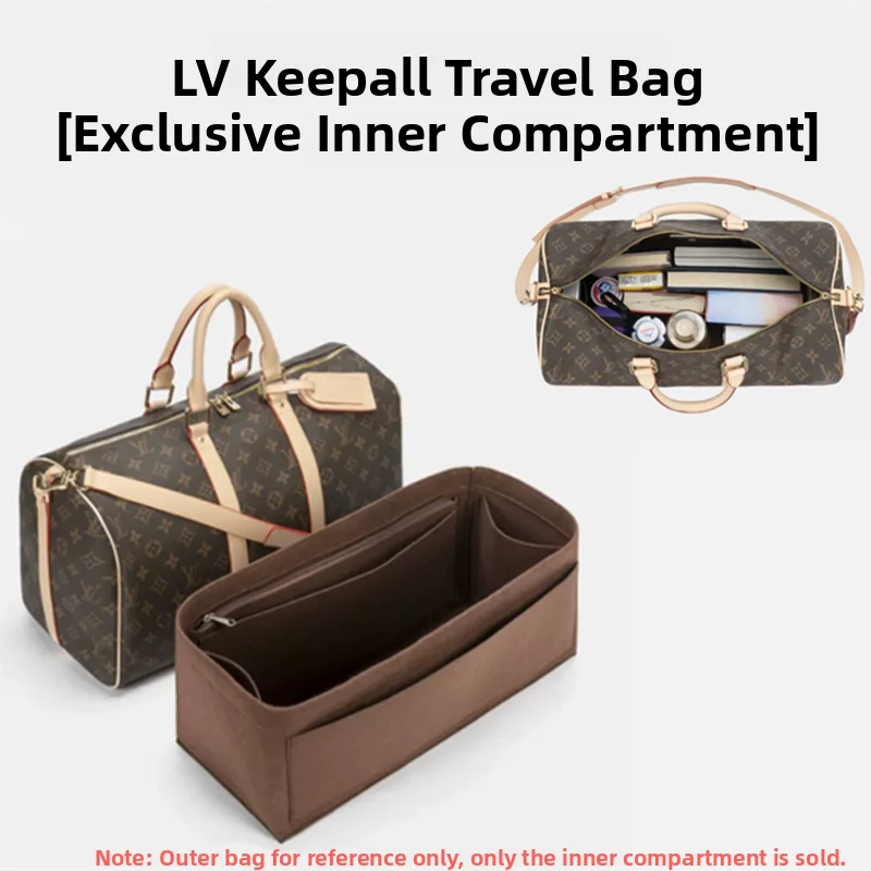 Inner Bag for Keepall 45 50 55 60 Travel Bag Organizer Middle Bag Storage Pouch Cosmetic