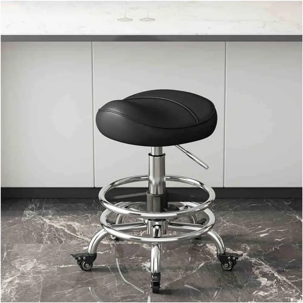 

Регулируемый поворотный офисный стул с тормозом, эргономичное кресло на колесиках для комфортного сидения