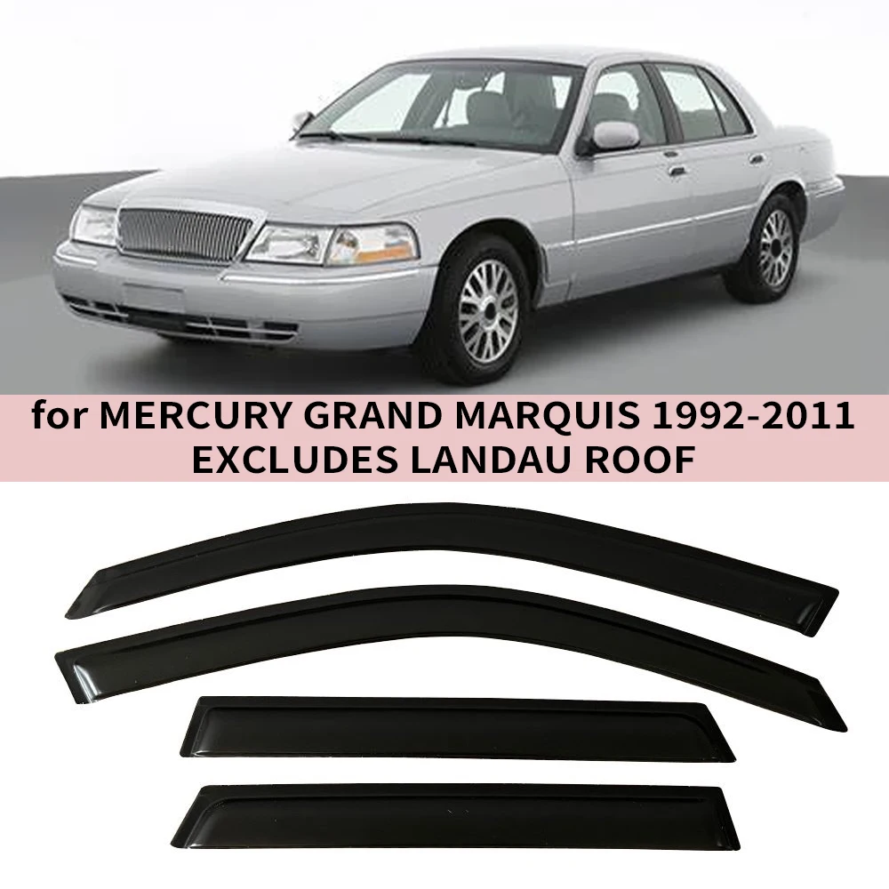

Оконный козырек для MERCURY GRAND MARQUIS 1992-1999 2000-2006 2007 2008 2009 2010 2011, ветровые дефлекторы, защита от дождя, дверной козырек