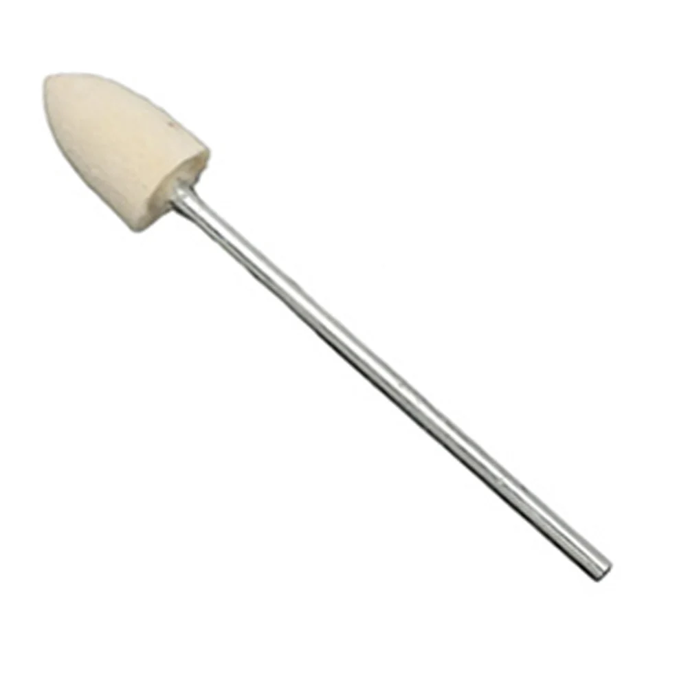 7pcs Wool Grinding Wheel Set with 65mm Handles for Rotary Tool Use in Polishing and Grinding Metal Glass and Equipment
