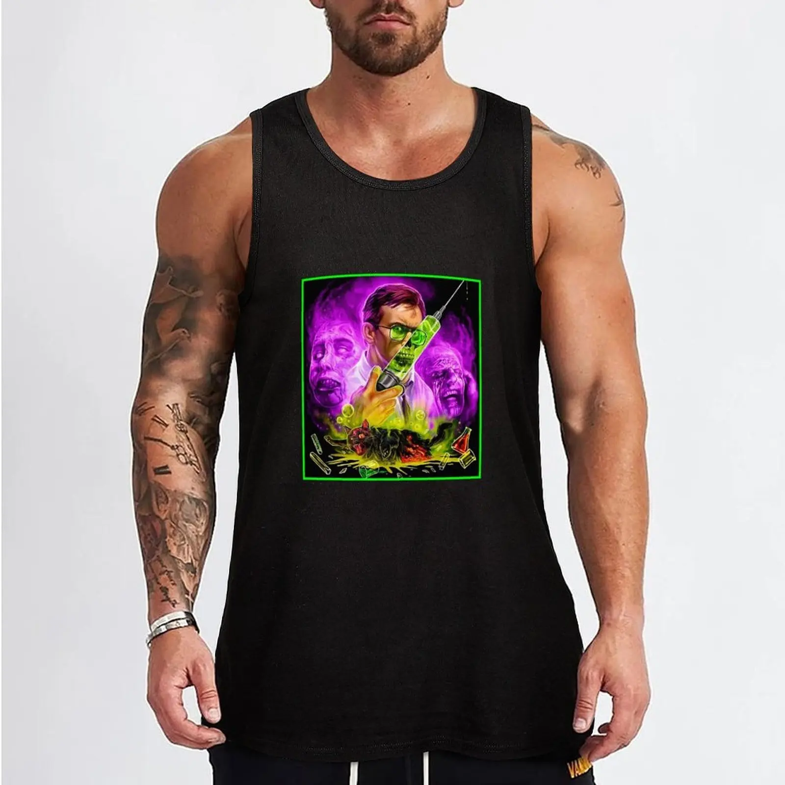 Reanimator Movie Fan Art Gifts Tank Top الأكثر مبيعًا المنتجات الصيفية للرجال بلايز بلا أكمام تي شيرت للرجال