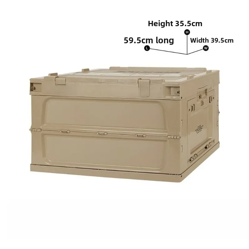 Camping storage box, side opening trend home outdoor storage box
