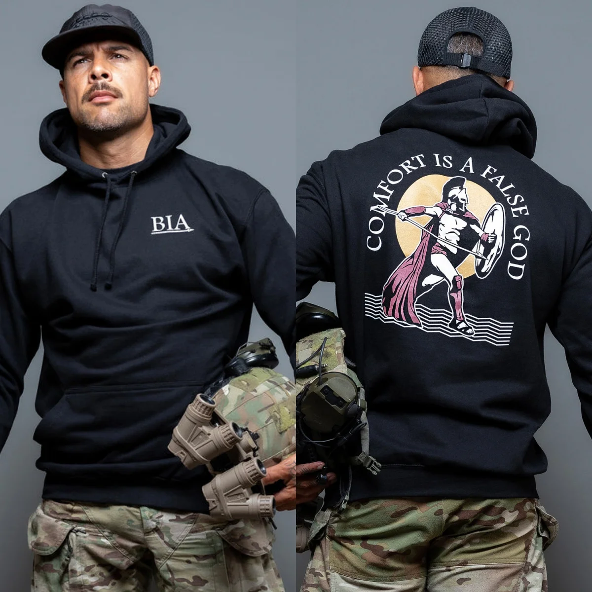 Best Comfort Is A False God _ Hoodie Graphic Cotton High-end Luxury Unisex Style Both of Men and Women