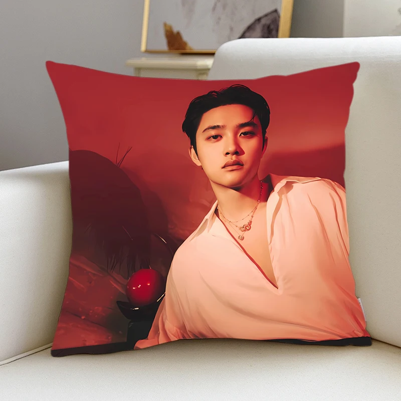 Pillow Cover D.O. Doh Kyungsoo exo room bedroomo office coffee shop Dakimakura Throw Pillows iving room Pillowcase Home Decor