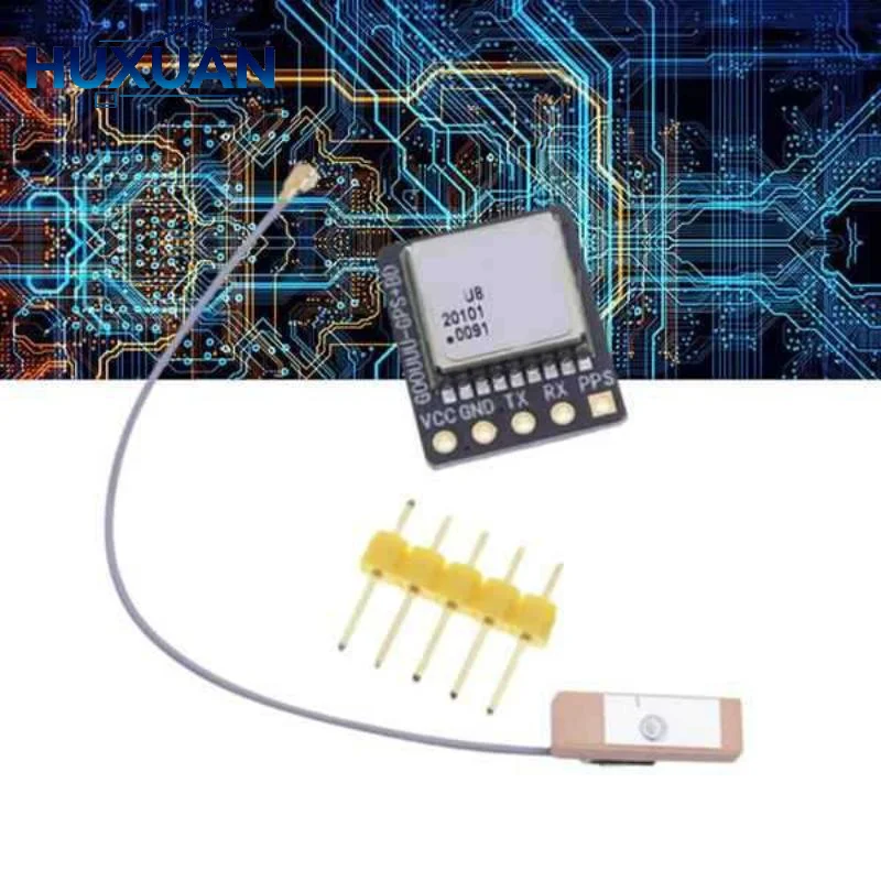 High Precision GPS Positioning Module With Antenna And Pin Headers Perfect For Drone Projects