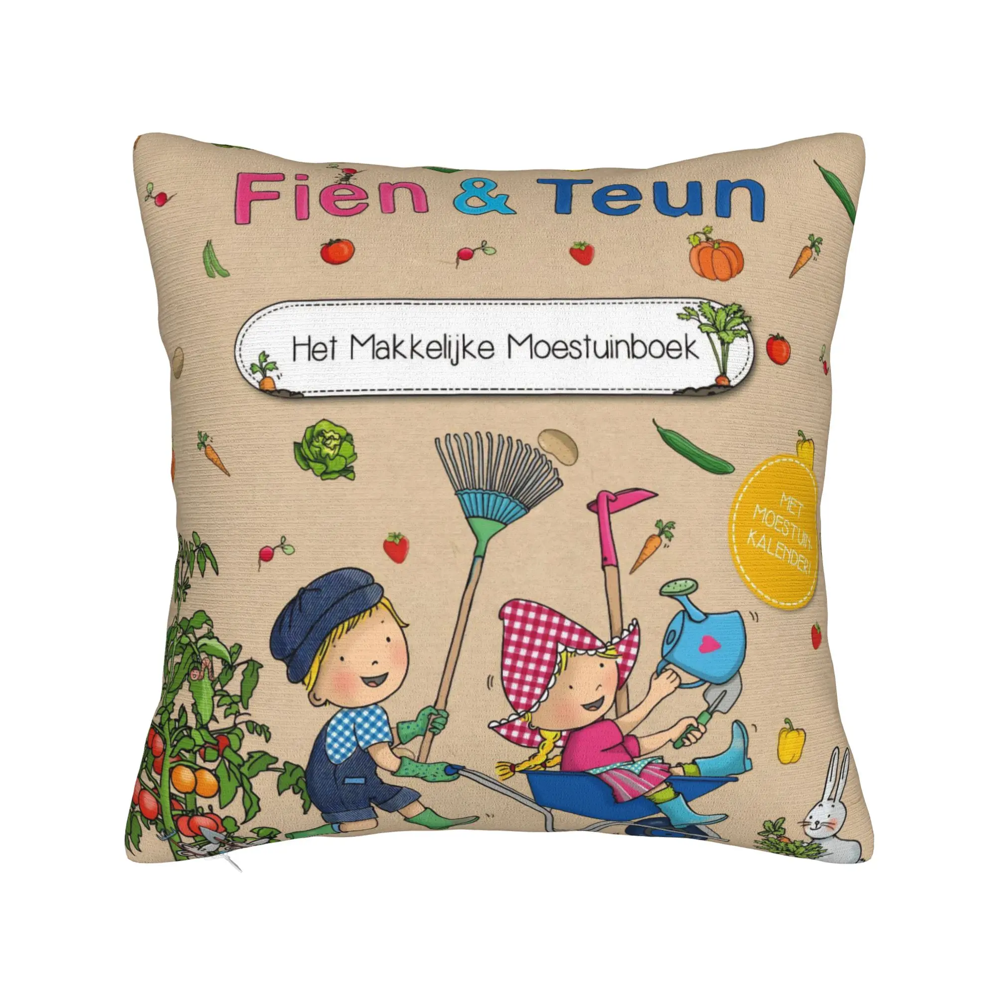 Decorative Pillow Covers Anime F-Fien & Teun Stuff Seater  Pillow Case Cover Square Style Multi Size