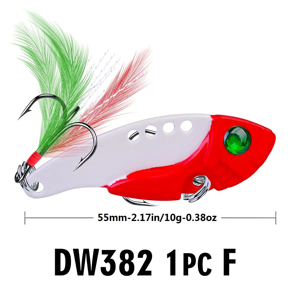 1pc Rooster Tail Spoon Wobble Fishing Lure With Jig Hook, Lifelike Artificial Bionic Swim Hard Bait For Bass Trout Freshwater Sa image 3