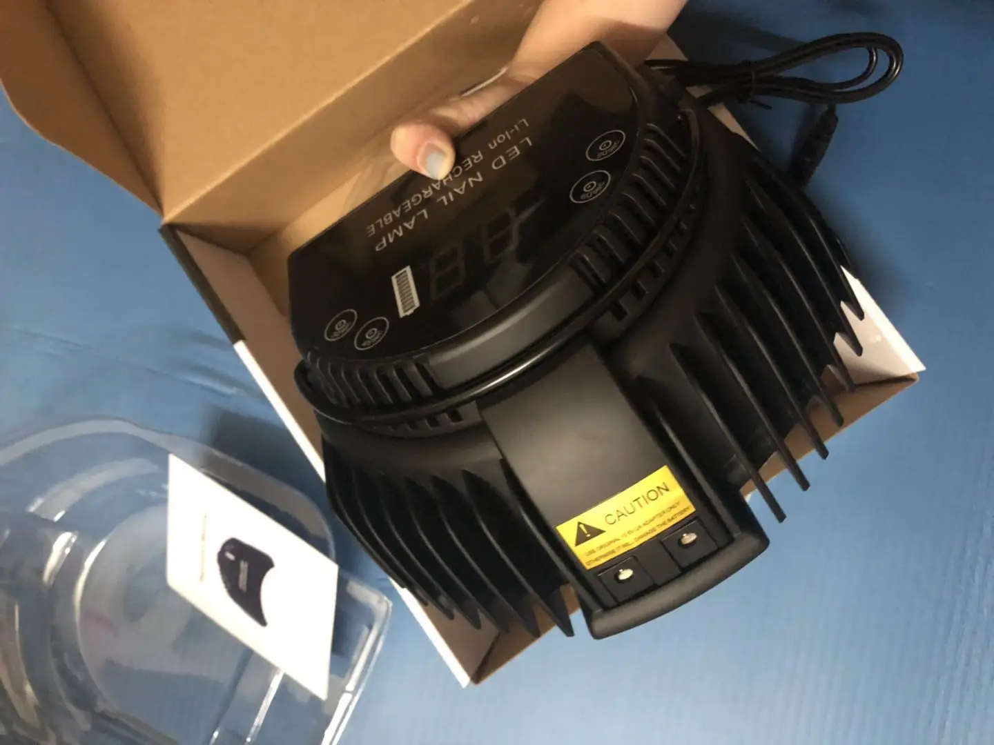 2022 ใหม่ 64W Pro Cureไร้สายDual Lightไร้สายSun Uv Ledเจลเครื่องเป่าเล็บโคมไฟสําหรับSalonเล็บ