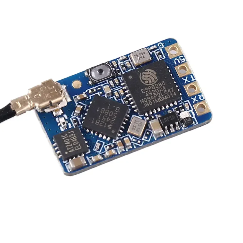 BAYCK ELRS 915 MHz / 2.4 GHz NANO ExpressLRS Ricevitore con antenna tipo T Supporto aggiornamento Wifi per FPV Drone RC Accessori