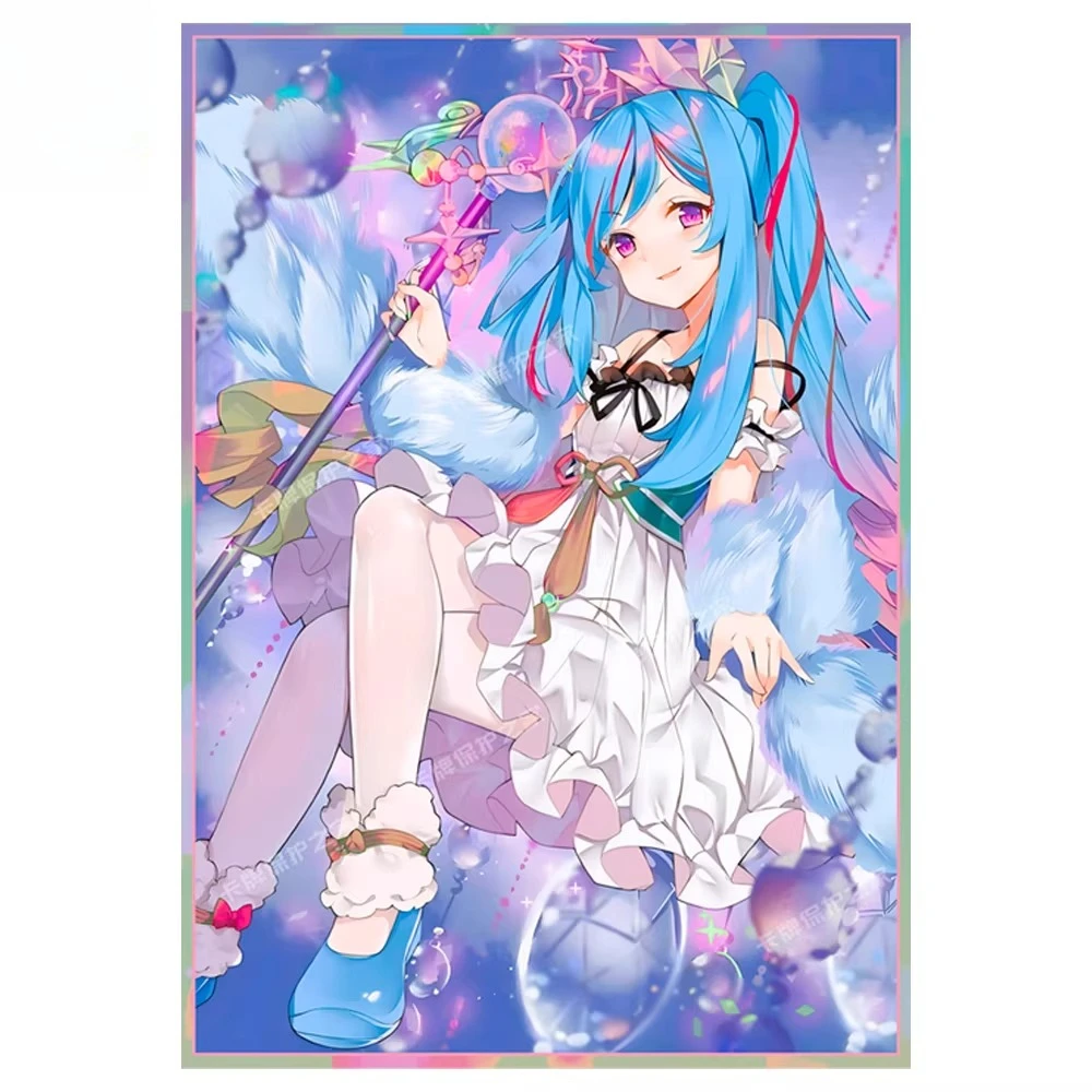 

50 шт. Yugioh Witchcrafter Madame Verre Card Sleeves Yu-Gi-Oh! TCG OCG Trading Cards Shine Flash Protector Case