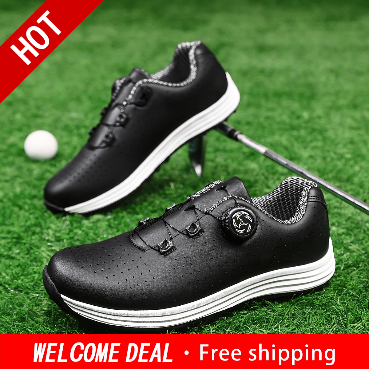 Unisex Fashion Golf Shoes, Anti‑Slip Outdoor Sneakers For Men & Women, Suitable For Hiking & Mountain Climbing