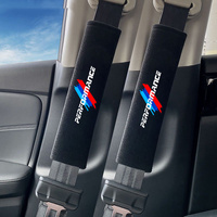 2pc Car Seat Shoulder Belt Cover Protector Pad Accessories For BMW Performance X6 E30 E34 E53 E61 E62 E93 GT G30 G20 G05 G11 E48