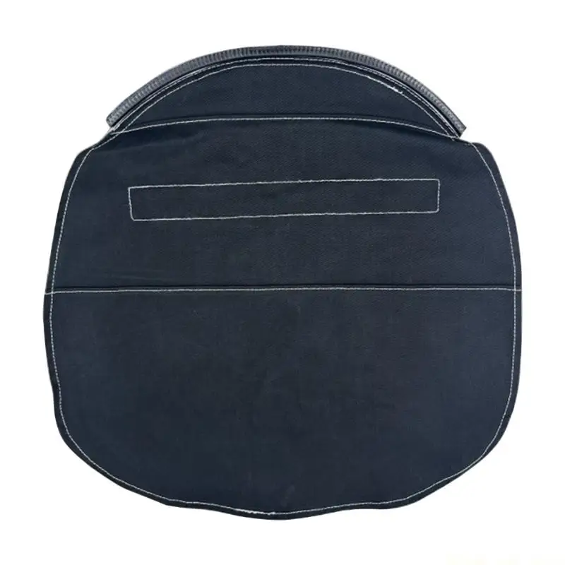 A2BE Heatproof Welding Head Cover Leather Cloth Secure Clip Fastening Helmet Extended Cover For Professional