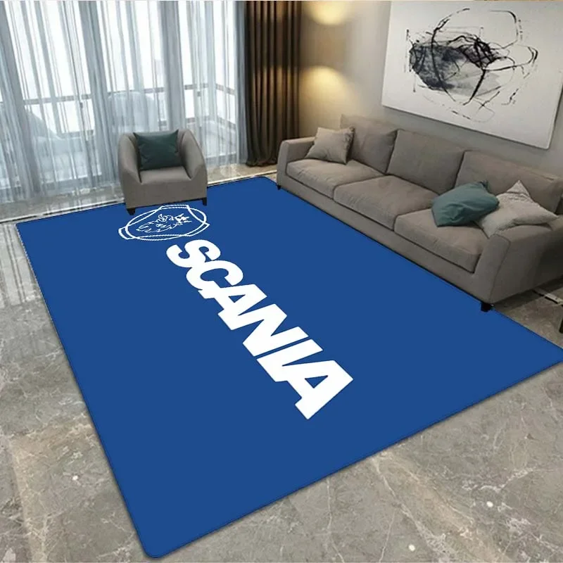 

Truck S-Scania Cartoon Carpet Home Living Room Bedroom Sofa Lunch Break Children's Play Area Carpet Non-Slip Home Floor Mat