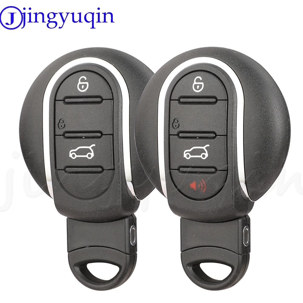 

Jingyuqin 3/4 Buttons Replacement Remote Car Key Shell Case Fob For Mini COUNTRYMAN (F60) COOPER (F55/F56/F57) CLUBMAN (F54)