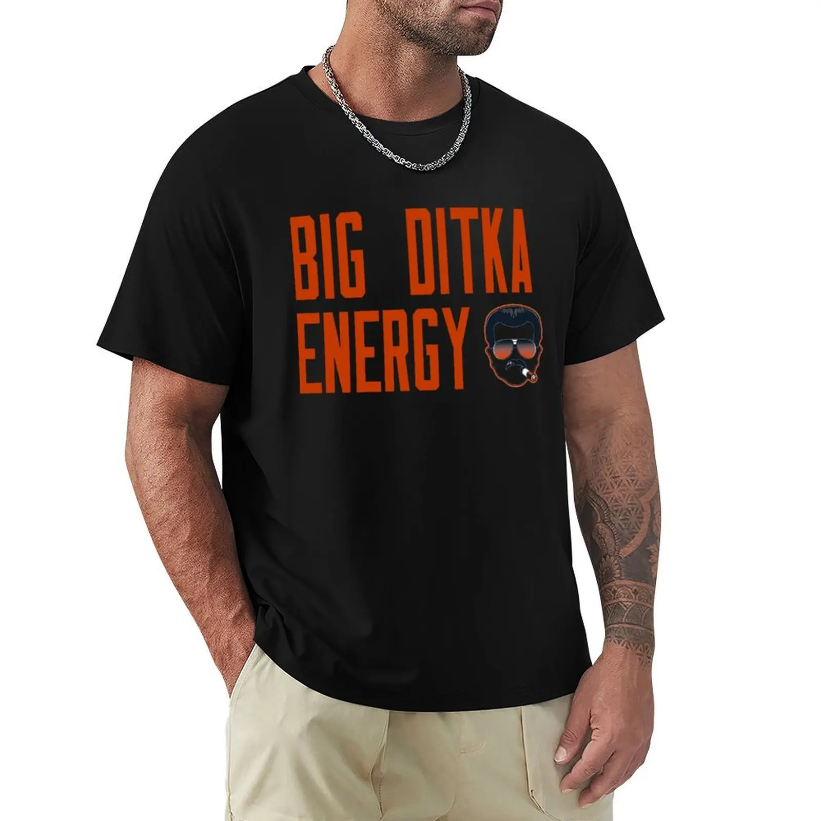 Big Ditka Energy T-Shirt Sweat Resistant Workout Tee Shirt