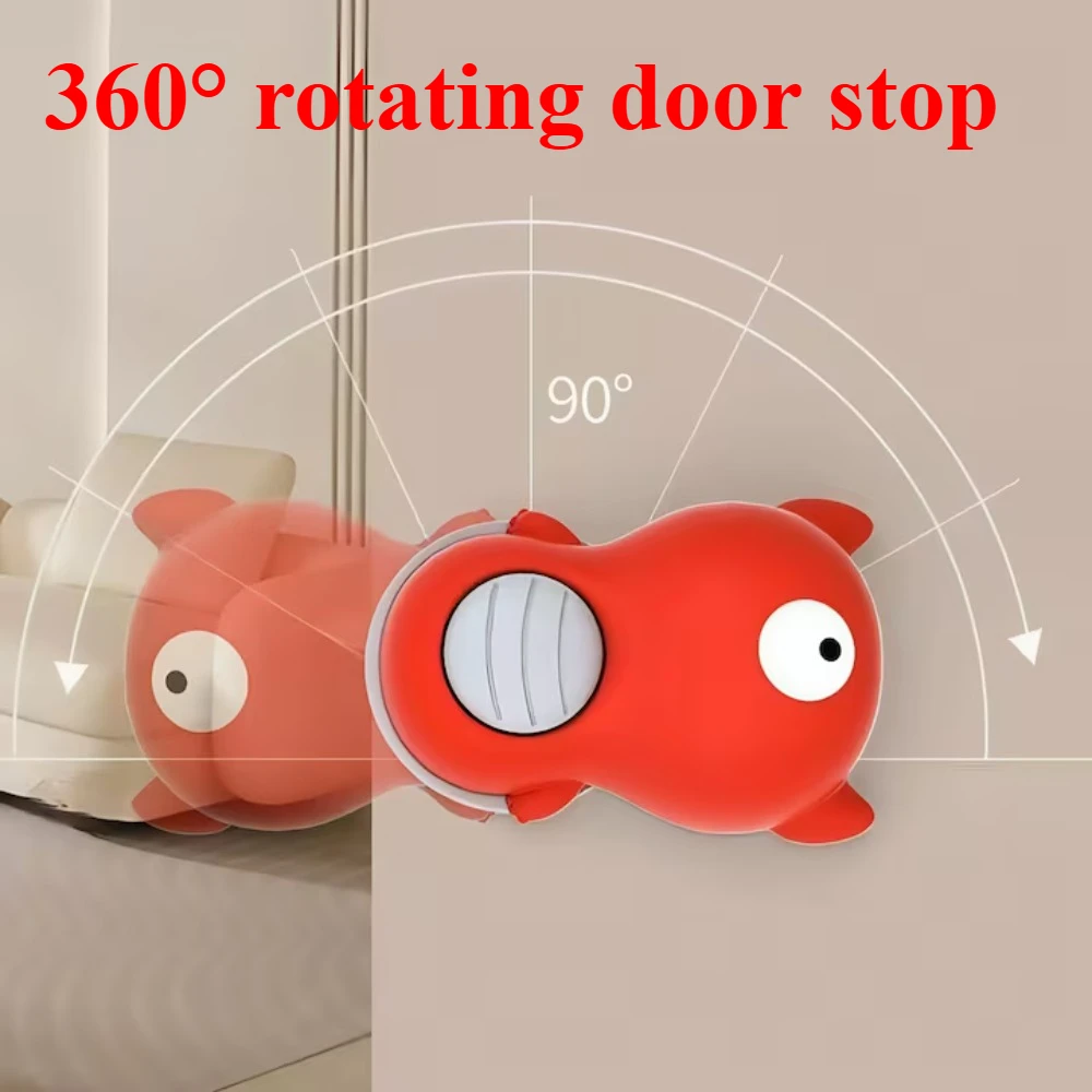 Cartoon Rotating Door Stopper Finger Pinch Guards Prevent Baby Toddler Injuries with A Child Proof Door Stopper Finger Protector