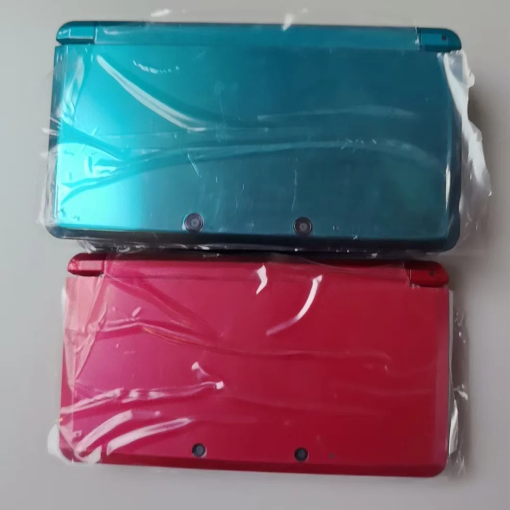 وحدة تحكم ألعاب 3DS أصلية مجددة 3.5 بوصة تعمل باللمس 3DS وحدة تحكم ألعاب محمولة لنينتندو مع ألعاب مجانية في المخزون
