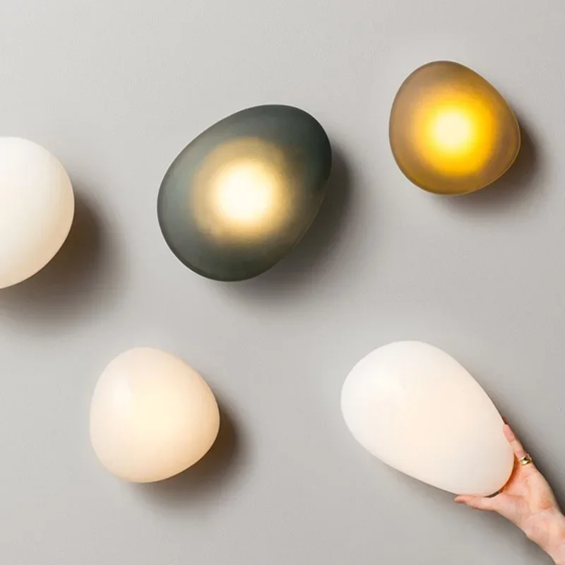 2026 Bubble Glass Wall Lamps Irregular Sconces Light For Hallway Aisel Background Decoration