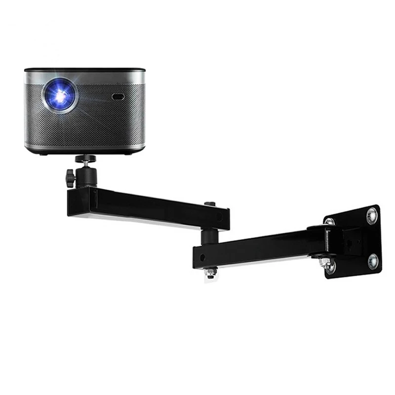 Foldable Projector Wall Mount Universal Adjustable Ceiling Wall Projector Mount Stand Projectors Bracket Support