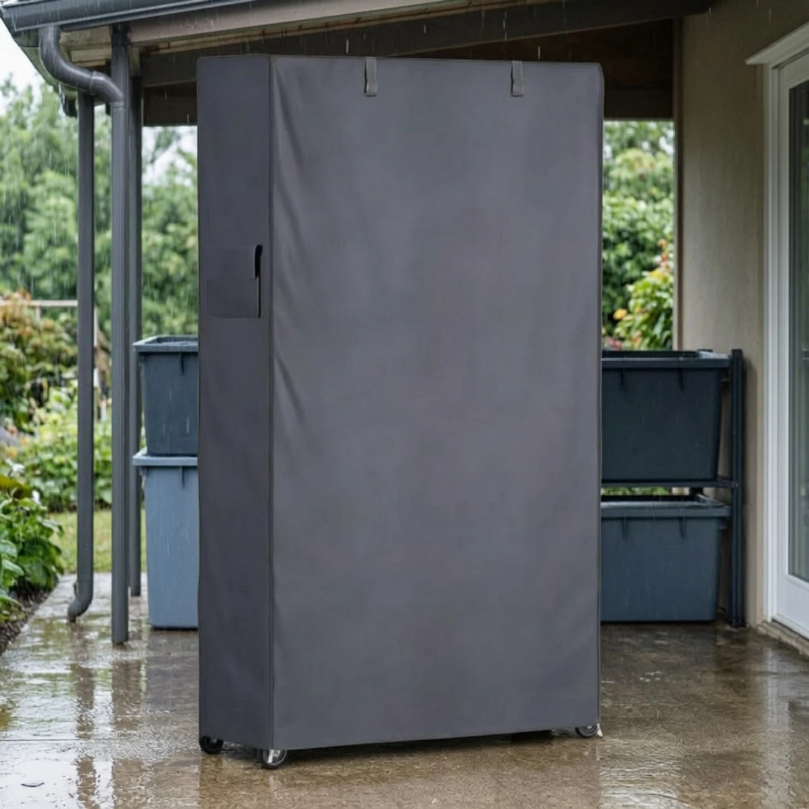 copertura-per-scaffalature-con-cerniere-resistente-all'acqua-per-scaffali-in-filo-metallico-resistente-e-facile-da-usare-per-garage-dispensa
