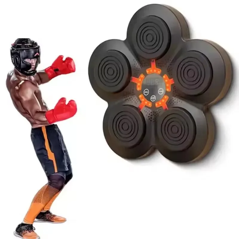 Entraîneur de cible de boxe musical Intelligent, Machine de combat, cible murale de boxe, Induction sensible, Surface Durable pour l'entraînement à domicile