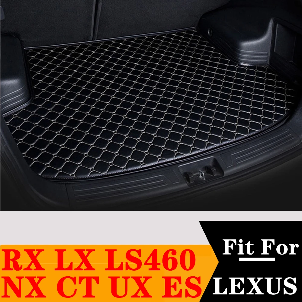 Car Trunk Mat For LEXUS LS460 NX CT CT200H RX ES UX LX RZ Rear Cargo Liner Tail Boot Tray luggage Pad Carpet Vehicles AUTO Parts 